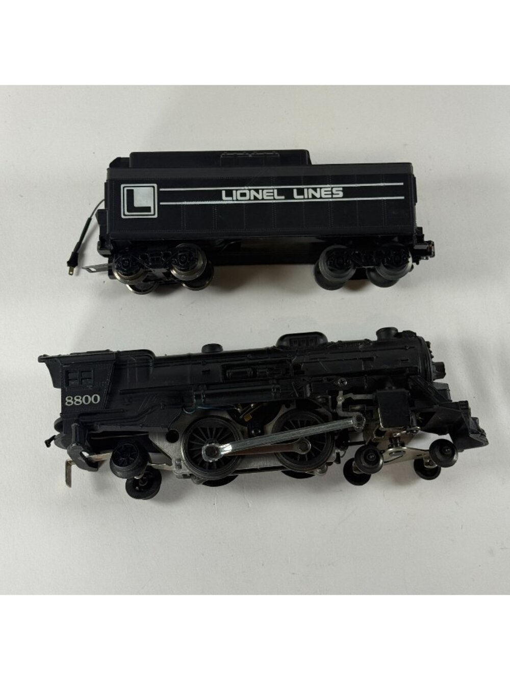 Vintage Lionel 8800 Steam Locomotive w/Tender O-27 O Gauge Train Black Diecast